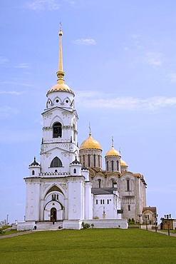 Bell tower of the Assumption cathedral, Bogoljubovo, Vladimir, Russia