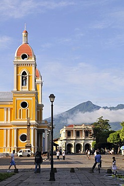 Cathedral on Parque Central Square, Granada, Nicaragua, Central America