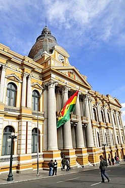 Facade of the Presidential Palace, La Paz, Bolivia, South America