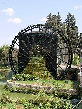 Water wheels in hama