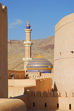 Dome of sultan Qaboos mosque, Nizwa, Oman