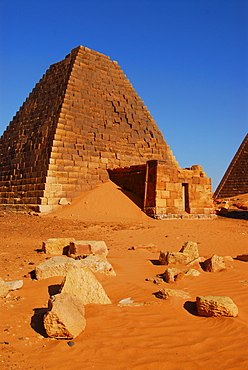 Pyramids, Meroe, Sudan, Africa