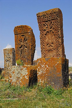 Graves at Noraduz Cemetery, Armenia, Asia