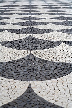 Pavement in Funchal, Madeira, Portugal