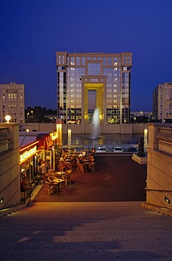 Administration Building Hotel de Region in Antigone Complex, France, Languedoc-Roussillon, Dept. Herault, Montpellier