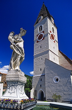 Church in Spitz/Donau, Wachau Region, Lower Austria, Austria