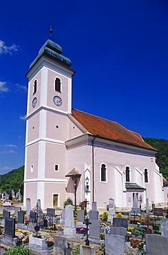 Church in Niederranna, Wachau Region, Lower Austria, Austria