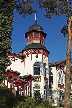 Architecture in Zinnowitz, Usedom island, Mecklenburg Western Pomerania, Germany, Europe