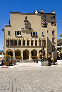 Town Hall, Vaduz, Liechtenstein, Europe