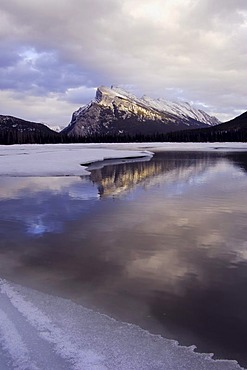 Mount Rundle and Vermillion Lakes, Banff National Park, Alberta, Canada