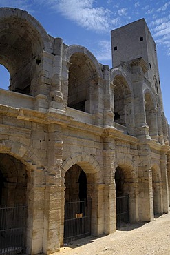 The Roman amphitheatre in Arles, France