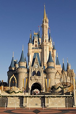 Cinderella's Castle in Walt Disney World, Florida, USA