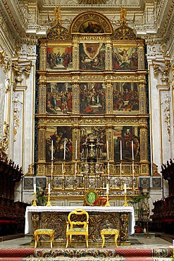 Main altar Cathedral of San Giorgio Modica Italy