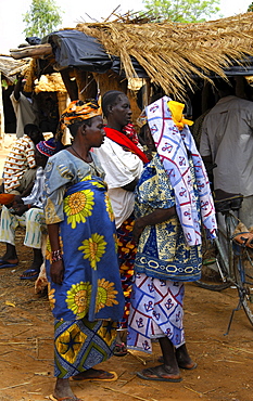 Women on a local market, Burkina Faso