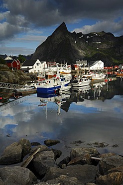 Fisher port, Lofoten, Norway
