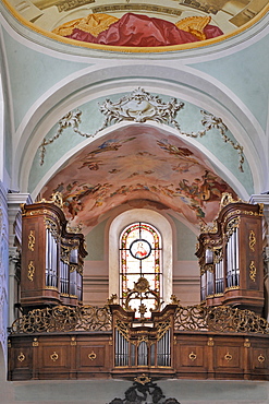 Organ, Mariazell Cloister, Klein-Mariazell, Triestingtal (Triesting Valley), Lower Austria, Austria, Europe