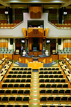 Part of the big Parliament hall, Cape Town, South Africa