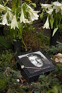 Grave of helmut Newton in Berlin, Germany