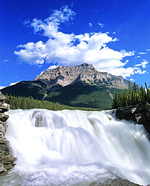 Athabasca Falls, Athabasca River, Jasper National Park, Alberta, Canada