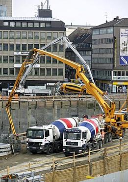 Construction site, Essen, North Rhine-Westphalia, Germany