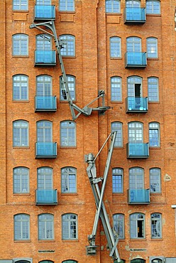 Restaurated warehouses, Hamburg, Germany