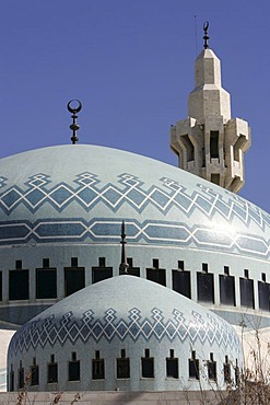 King Abdullah Mosque, in the Al-Abdali district, Amman, Jordan