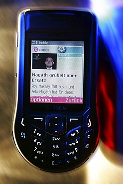 DEU, Federal Republic of Germany : Mobil phone with UMTS technology.