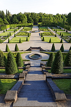 Terrace Garden, Kamp Abbey, reconstructed baroque garden, Kamp-Lintfort, Lower Rhineland, North Rhine Westphalia, Germany, Europe