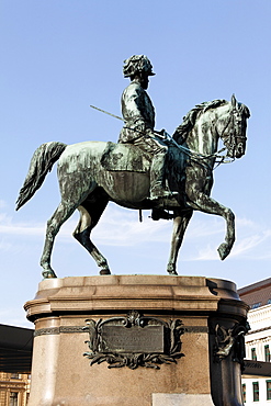 Equestrian monument, emperor Franz Joseph I, Albertina, Vienna, Austria