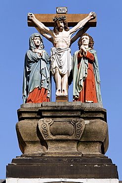 Historic crucifixion group, Trier, Rhineland-Palatinate, Germany