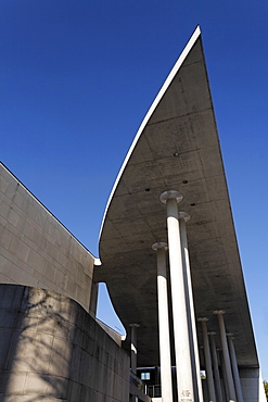 Wing shaped roof of the Art Museum Bonn, NRW, Germany,