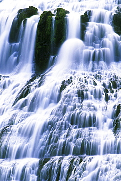 Dynjandi Waterfall, Iceland, Atlantic Ocean