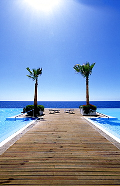 Swimming pool, CS Atlantic Resort Hotel, Funchal, Madeira, Portugal, Europe