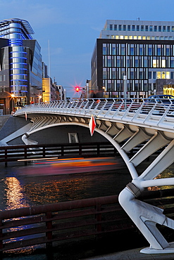 Kronprinzenbridge in front of the building of the federal press conference, Berlin, Germany