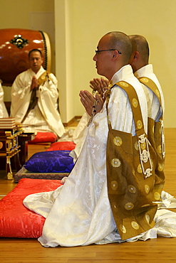 Concert in the Daiseion-Ji temple, Wipperfuerth, North Rhine-Westphalia, Germany