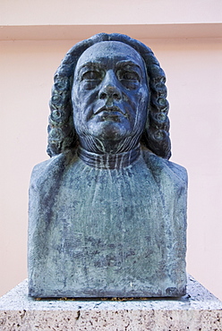 Bust of Johann Sebastian Bach in Weimar, Germany, Europe