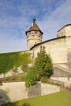 Schaffhausen - the munot castle - Switzerland, Europe.