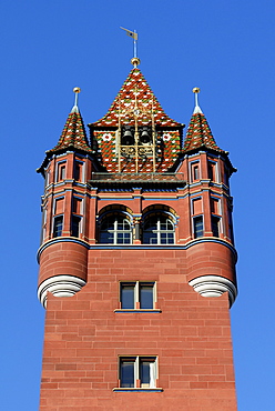 Detail, Town Hall, Basel, Canton of Baselstadt, Switzerland, Europe