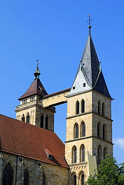 Saint Dionysius' City Church, Esslingen am Neckar, Baden-Wuerttemberg, Germany, Europe