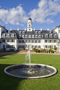 The Rumpenheim castle, near the river Main in Offenbach, Hesse, Germany.