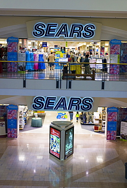 Sears department store at a shopping mall in Texas, USA