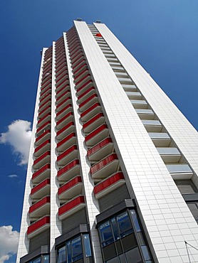 Winter garden skyscraper in Leipzig, Germany