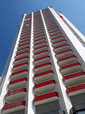 Winter garden skyscraper in Leipzig, Germany