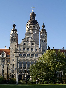 New town hall, Leipzig, Saxony, Germany