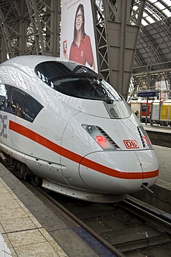 ICE, main station, Frankfurt, Hesse, Germany