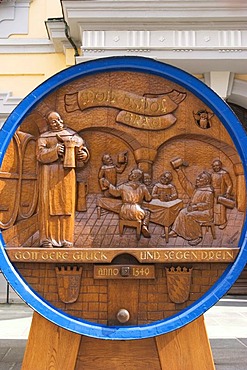 Beer barrel in Kulmbach - Franconia - Germany