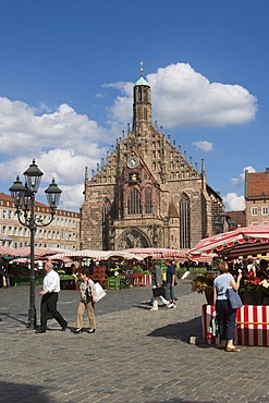 Frauenkirche Church of Our Lady Hauptmarkt - Nurnberg Bavaria Germany