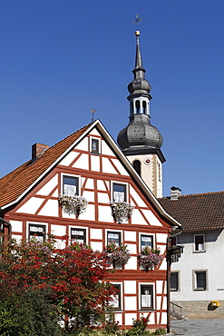 Unterwaldbehrungen, Rhoen, Franconia, Germany