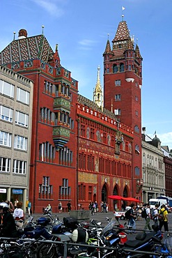 Basel red townhall.