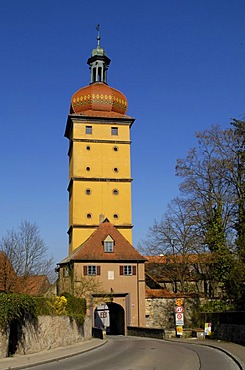 Segringer Tor (Segring gate) in Dinkelsbuehl, Central Franconia, Bavaria, Germany